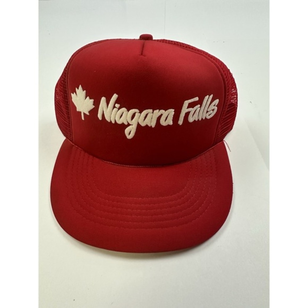 Vintage‎ Niagara Falls Trucker Hat Snapback Mesh Red